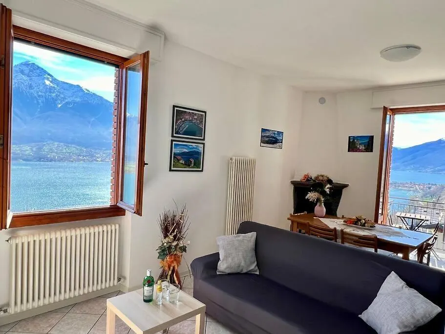 Amazing Terrace On Como Lake Gera Lario Italië