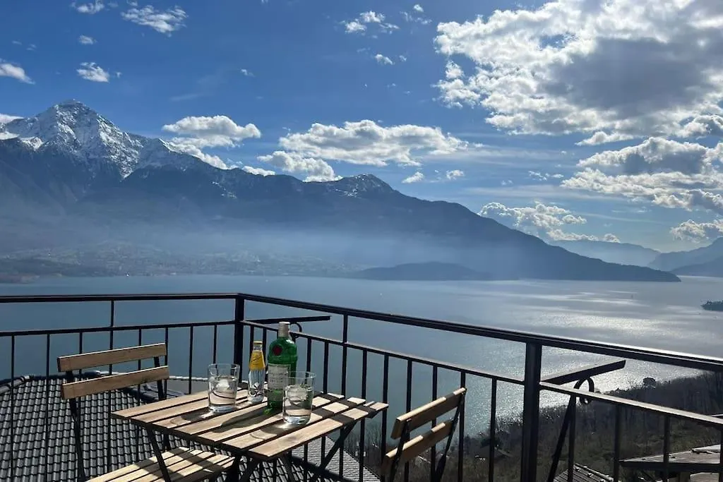 Apartamento Amazing Terrace On Como Lake Gera Lario Italia